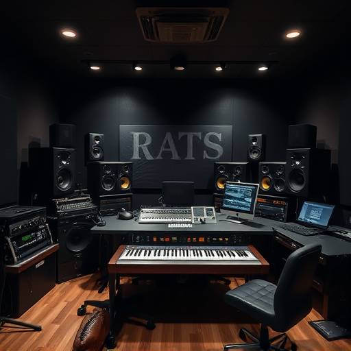 The mastering suite, equipped with high-end audio equipment for final audio polishing and mastering.